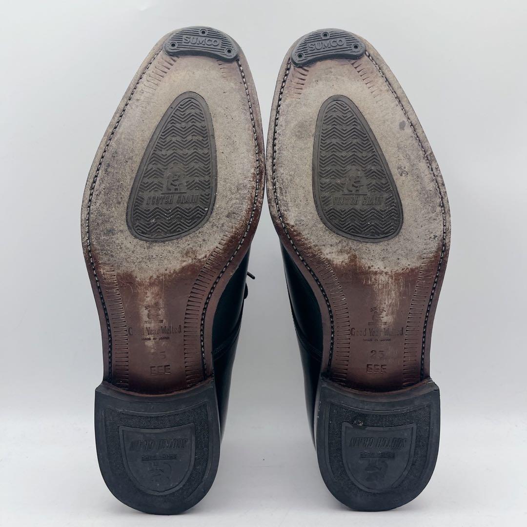 美品✨スコッチグレイン プレーントゥ アシュランス 3524 グッドイヤー