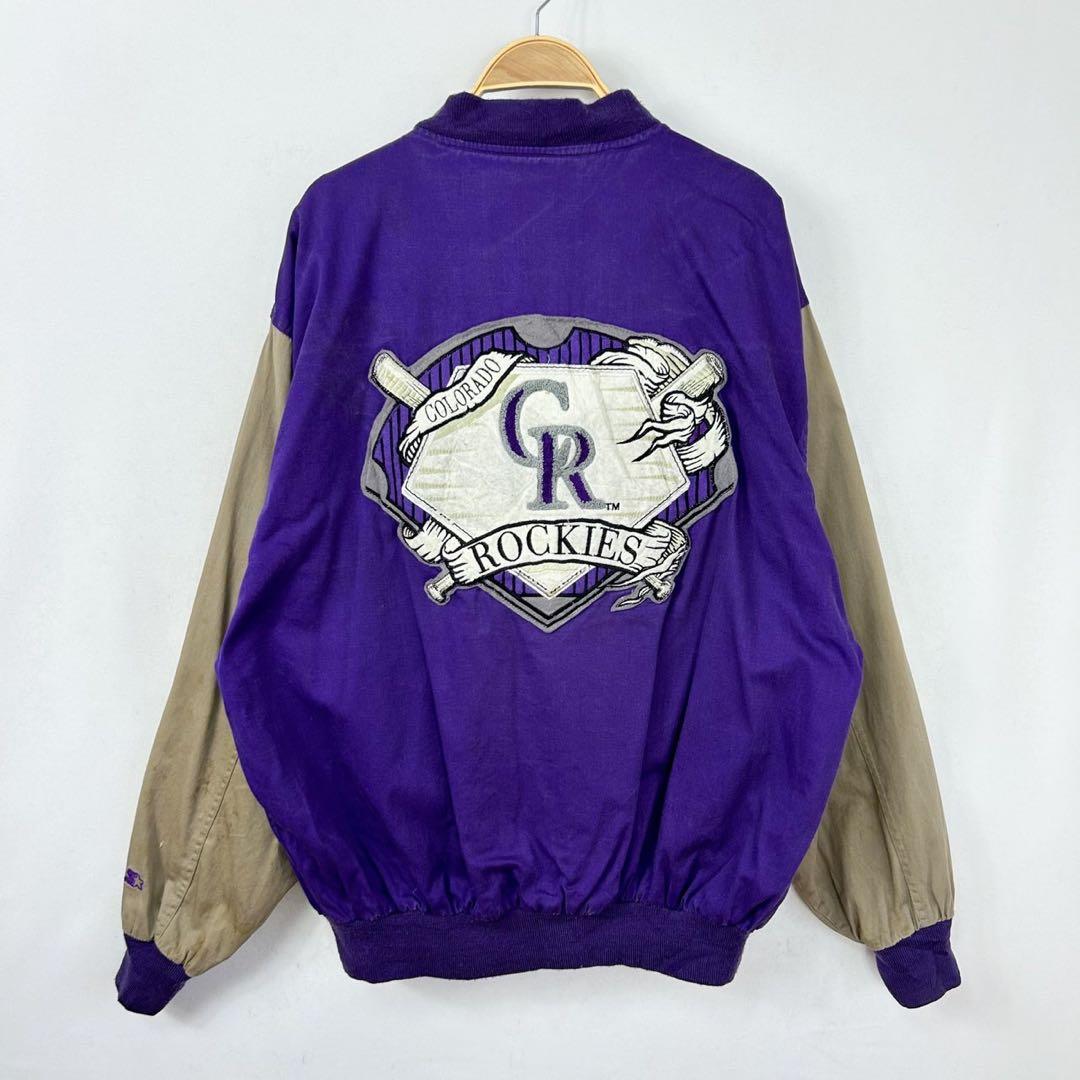 MLB コロラド ロッキーズ STARTER 刺繍ロゴ スタジャン S101b - メルカリ