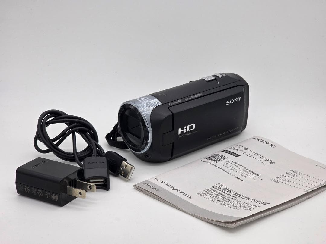 美品 SONY HDR-CX470 本体＋付属品 箱なし Amazon | 【整備済み品】 ソニー / ビデオカメラ / Handycam / HDR