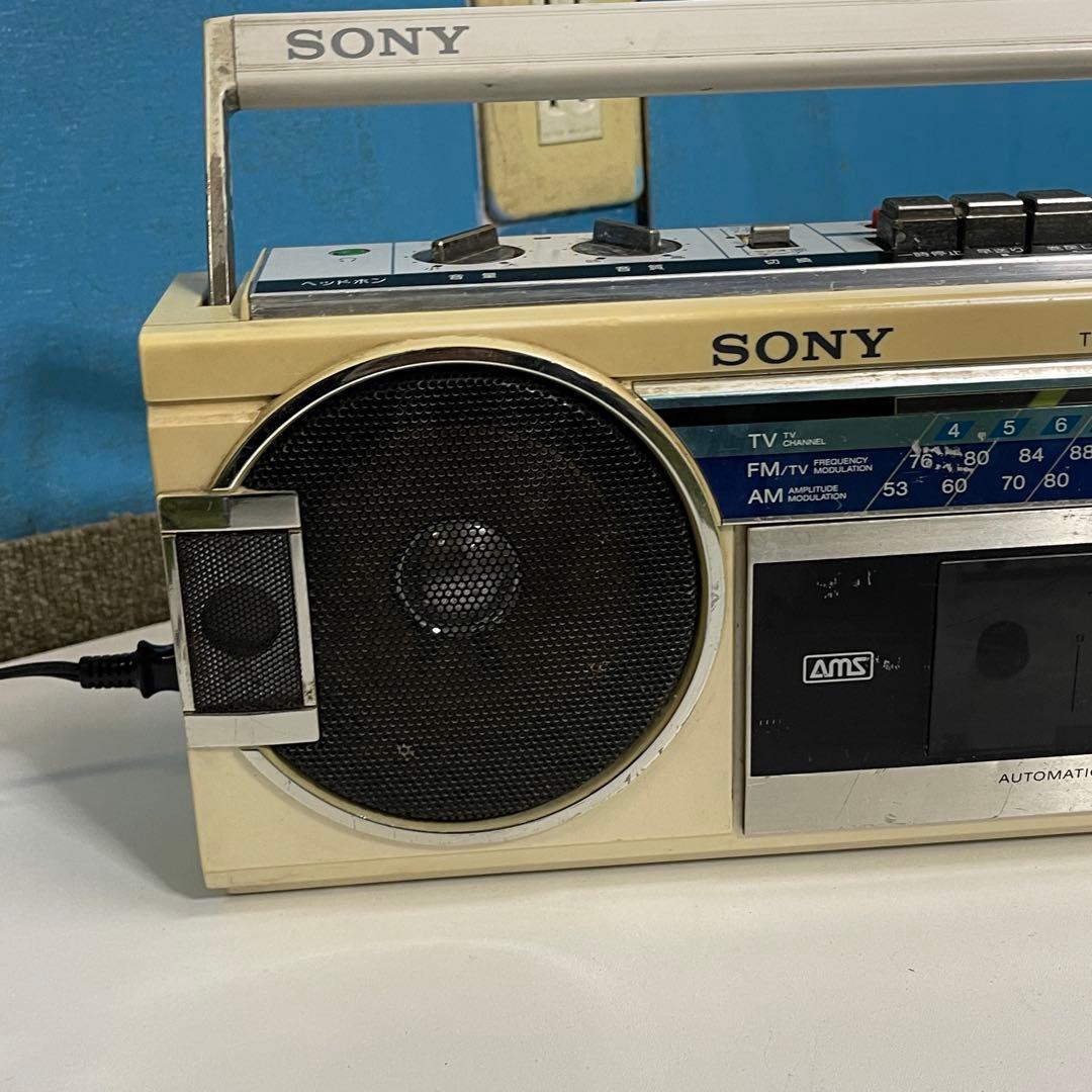 超希少】SONYソニー CFS-V6 昭和レトロ ラジカセ 動作品 - メルカリ