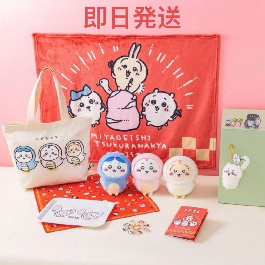 新品 chiikawaちいかわ ハッピーバッグ2025 巳年福袋 抜き取りなし