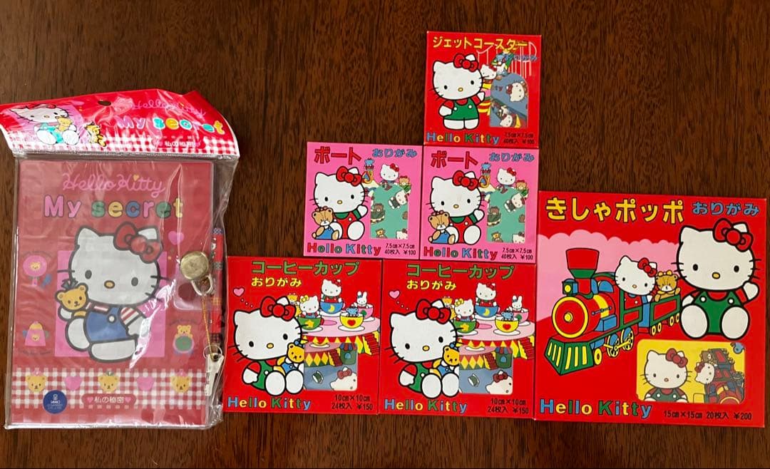 激レア 90年代ハローキティ おりがみ&手帳まとめて 平成レトロ未開封 入手困難 m25236836364_1.jpg?1750963071
