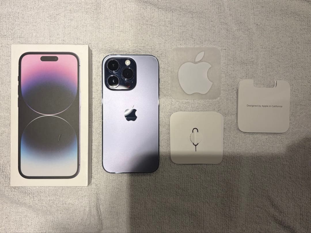 【即購入】iPhone 14 Pro 128GB ディープパープル SIMフリー iPhone 14 Pro Max 1TB - ディープパープル（SIMフリー）[整備済製品