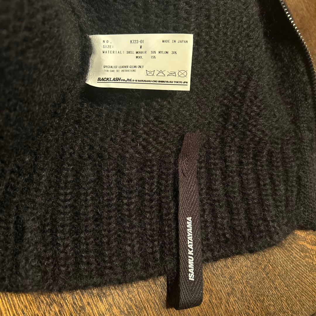 BACKLASH バックラッシュ モヘアニット カーディガン ライダース
