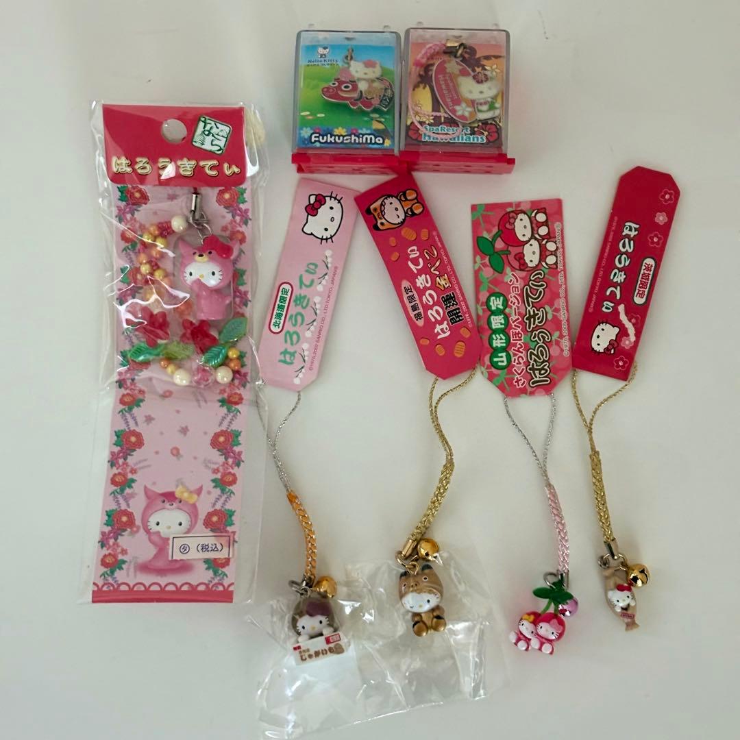 ご当地キティ 根付 ストラップ キーホルダー 7個 まとめ売り - メルカリ