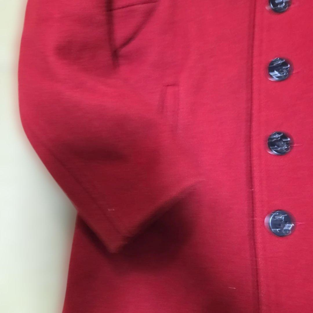 【美品 XL相当】 Schott U.S.740N Pコート キルティング 赤