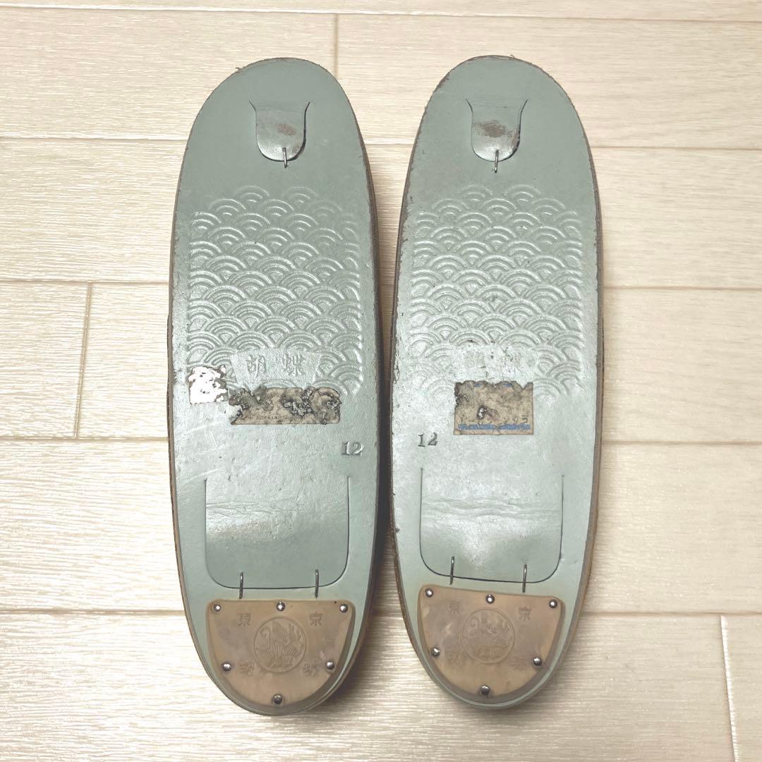 《美品・箱付き》東京胡蝶　草履バッグセット　帯地　ゴールド　二石草履フォーマル