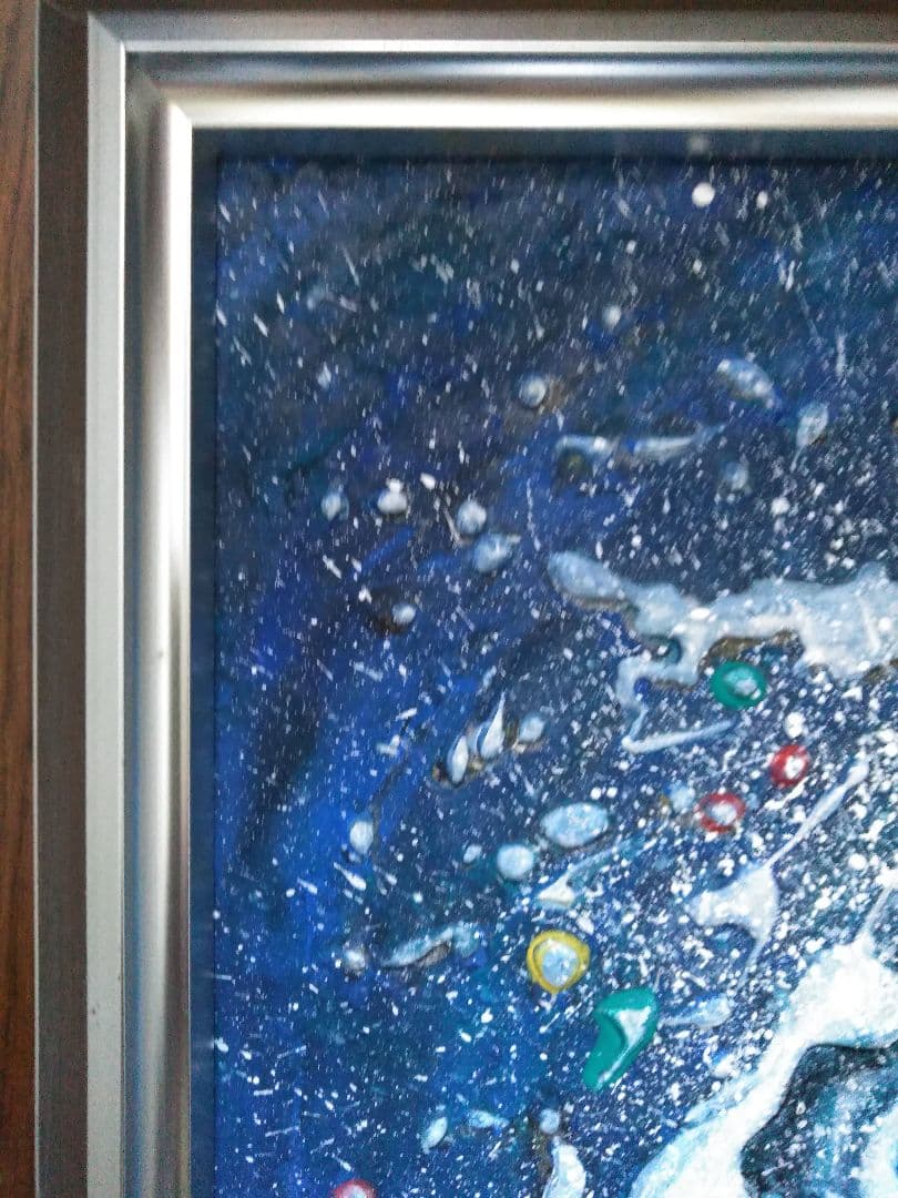 日本画創作画頭の中に住む宇宙