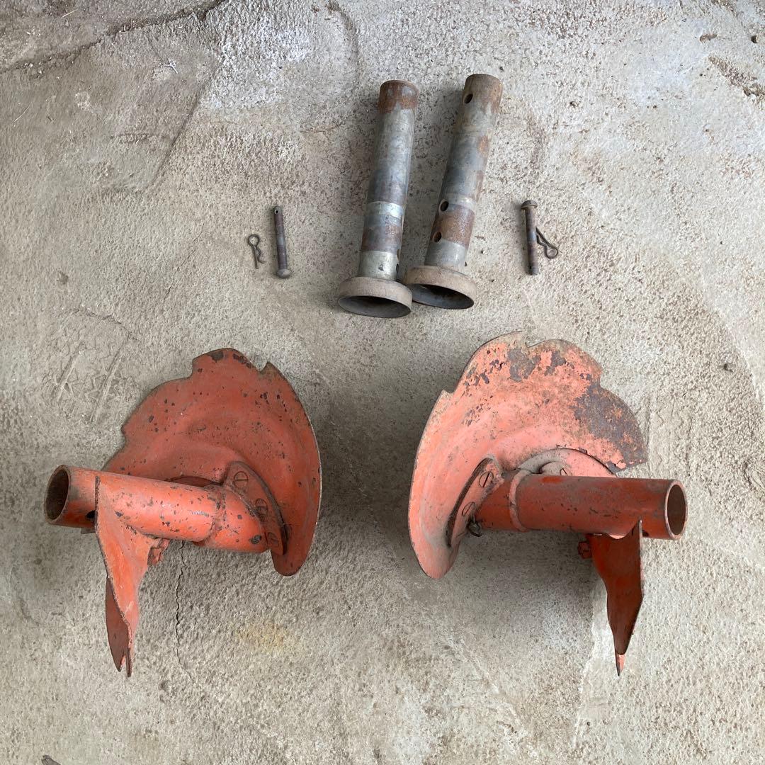 猿*男様 マメトラ 管理機 羽ロータリー 爪 丸軸 アタッチメント セット