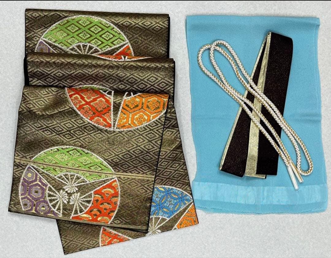 振り袖 フルセット 別誂長襦袢 金彩加工 刺繍入り ガード加工 川島袋帯