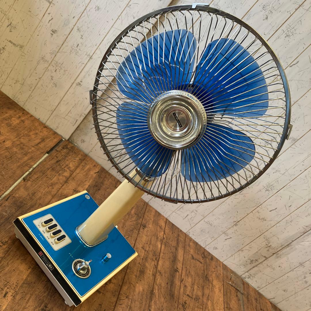 昭和レトロ 東芝 TOSHIBA 扇風機 H-30AJ 5枚羽 送風機 レトロ - メルカリ