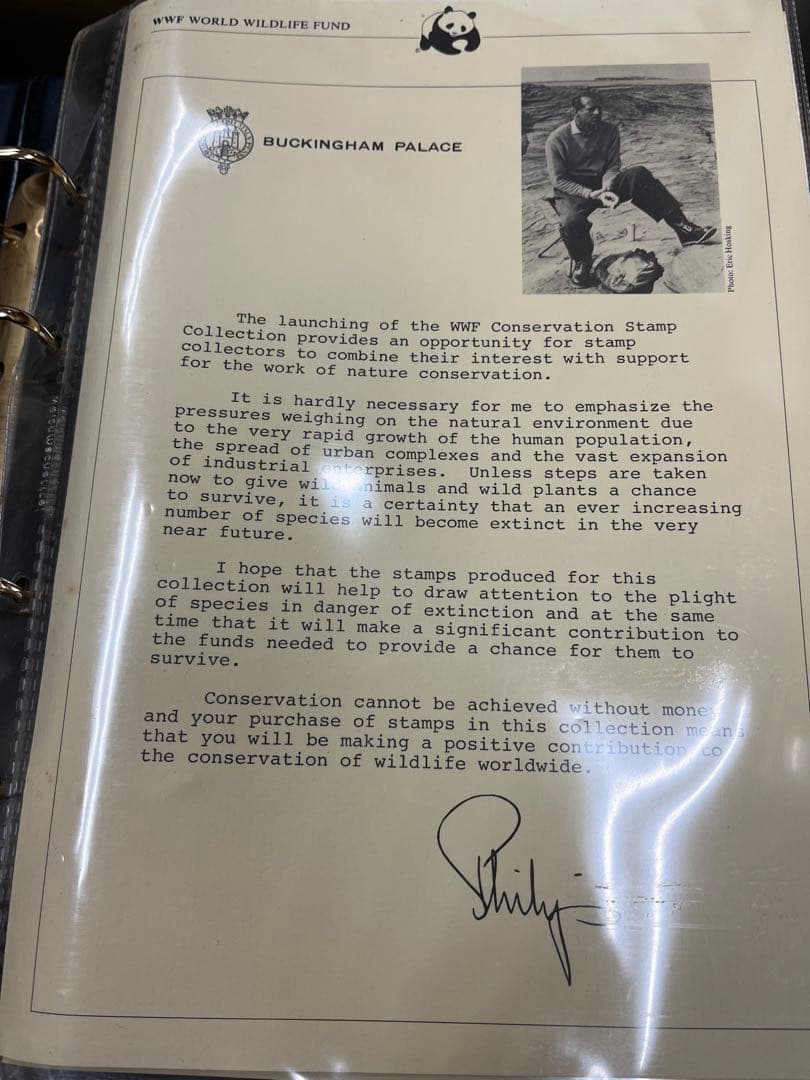 WWF オフィシャル 切手アルバム - メルカリ
