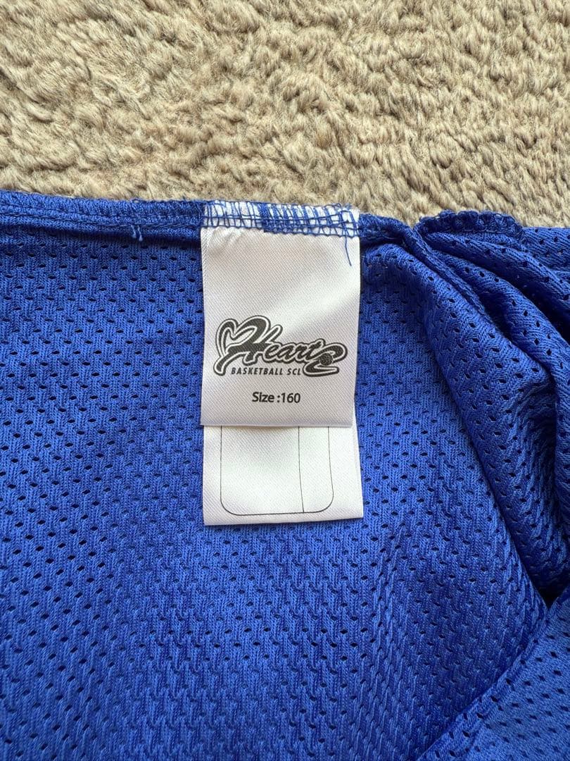 ハーツ バスケットボールスクール ユニフォーム上下靴下セット サイズ160