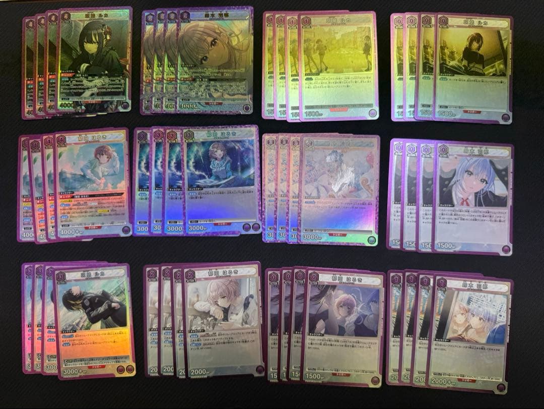 シャニマス　ユニオンアリーナ　プレブ　紫4コン ユニオンアリーナ シャニマス プレブ 紫アルストロメリア セミ4コン