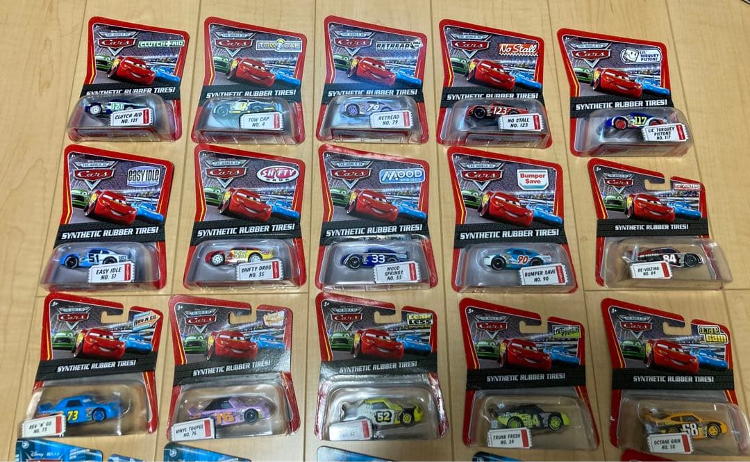 マテル カーズ ピストンカップレーサー 35台 ラバータイヤ 新品未開封