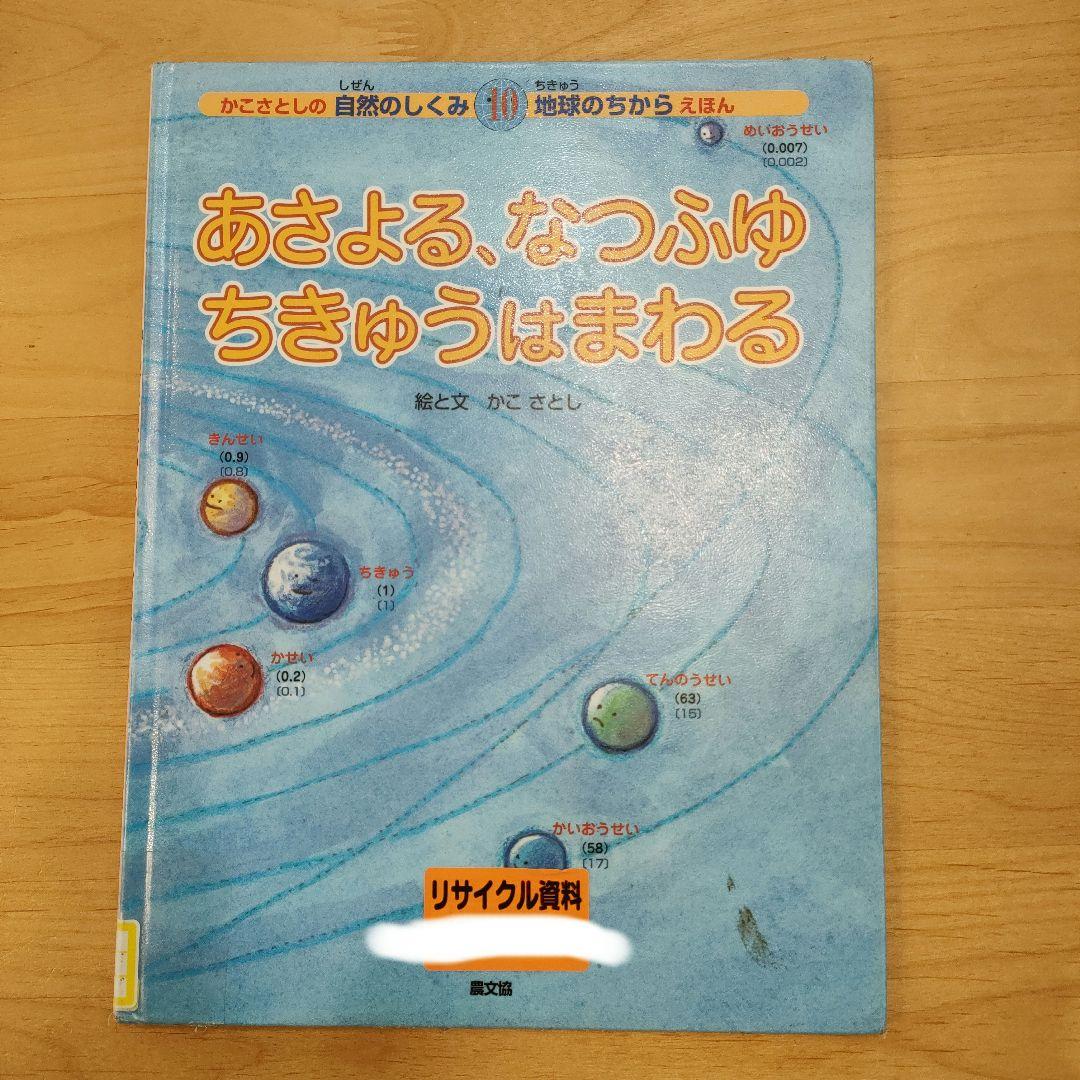 かこさとし 自然のしくみ地球のちからえほん 4冊セット 絶版 初版 絵本
