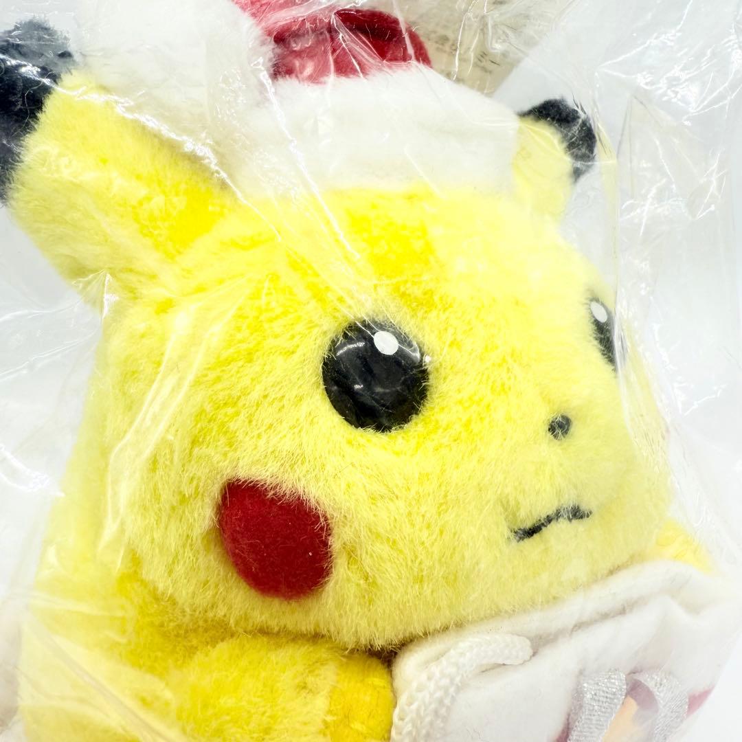 希少☆未開封】TOMY製 ピカチュウ 初期 サンタ ぬいぐるみ - メルカリ