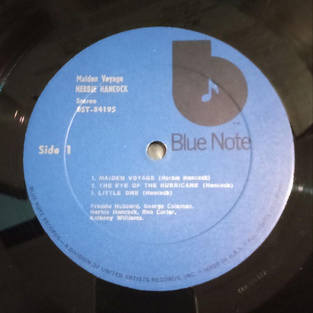 ハービー・ハンコック 処女航海 US盤 RVG UAラベル 黒 ♪ レコード
