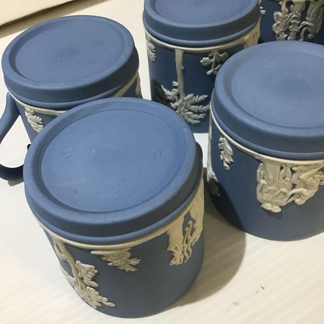 新品同様ウェッジウッド ジャスパー デミタスコーヒーセット