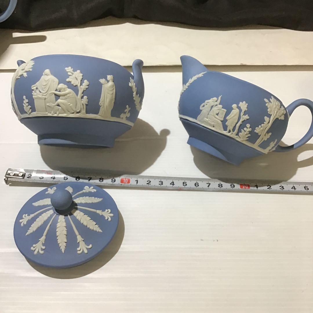 新品同様ウェッジウッド ジャスパー デミタスコーヒーセット