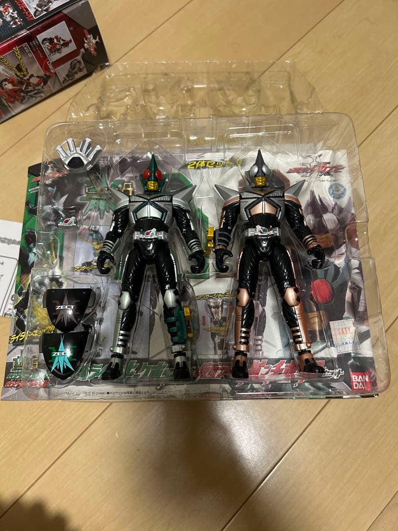 当時品】仮面ライダーカブト キャストオフライダーシリーズ10点セット