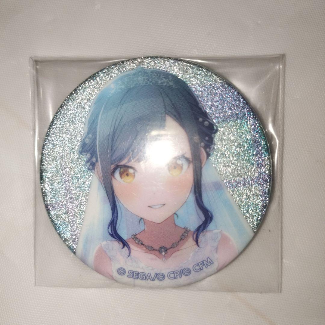 プロセカ 白石杏 グリッター缶バッジ SEGA ウェディングドレス 缶