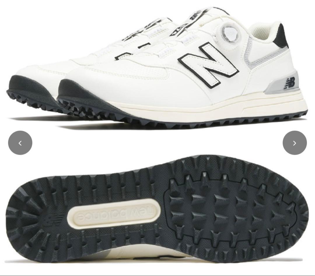 新品 ニューバランス 574 シリーズ ゴルフシューズ ボア 26.5cm