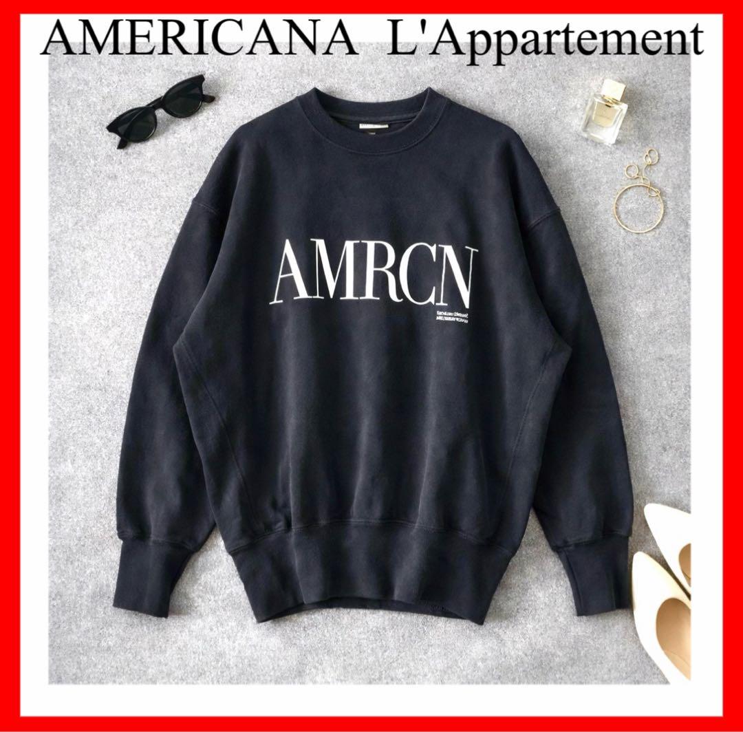 AMERICANA L'Appartement✨AMRCN ロゴスウェット - メルカリ