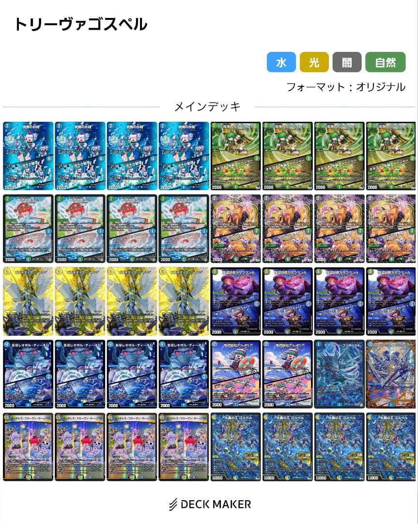 CS入賞構築 トリーヴァゴスペル デッキ+パーツ 24時間以内発送 おやつHM