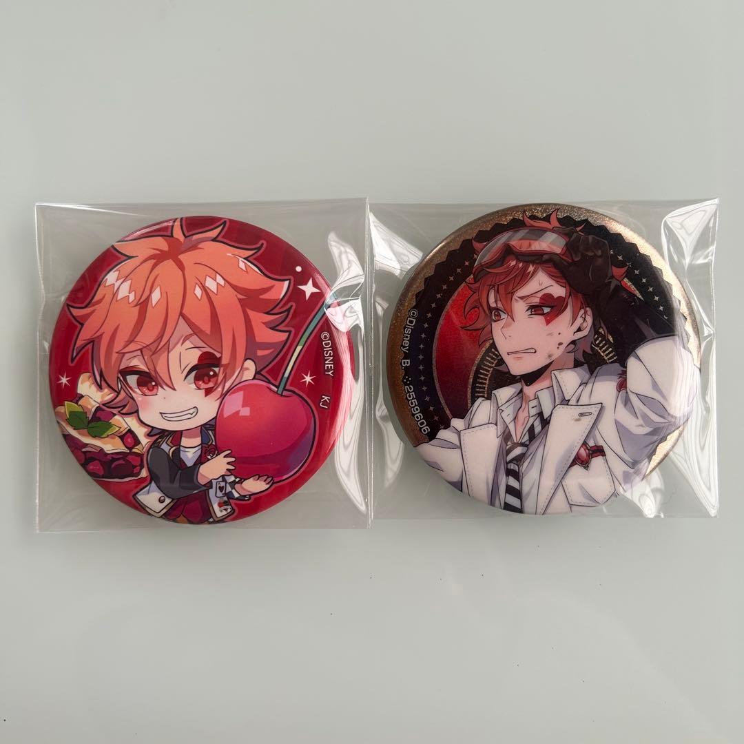 ツイステ 缶バッジ エース・トラッポラ 2点セット まとめ売り - メルカリ