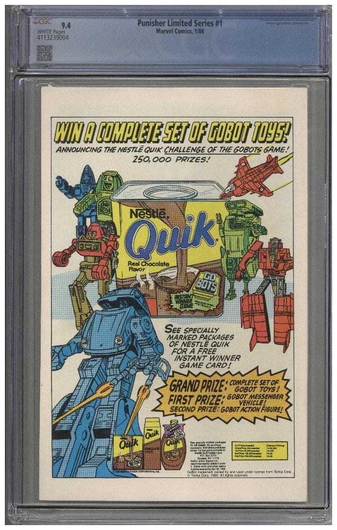 アメコミリーフ Punisher Limited Series #1 CGC | 激安通販のイーサプライ