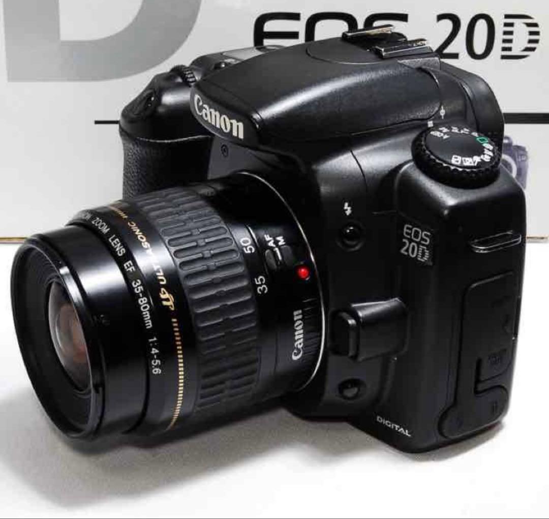 ★スマホ転送OK★本格機!!☆ キャノン EOS 20D ☆スマホに送れる一眼レフ☆本格機!!☆ キャノン EOS 20D♫の通販はau