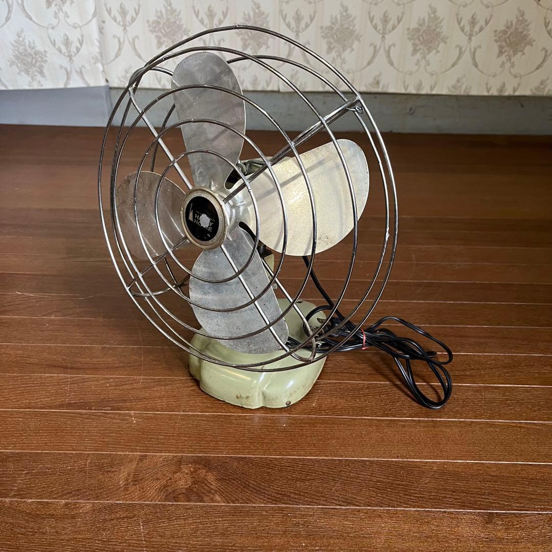 【アンティーク】昭和レトロ 扇風機 スチール ファン アイアン インダストリアル アメリカ アンティーク 扇風機 ヴィンテージ ファン ディスプレイ小物