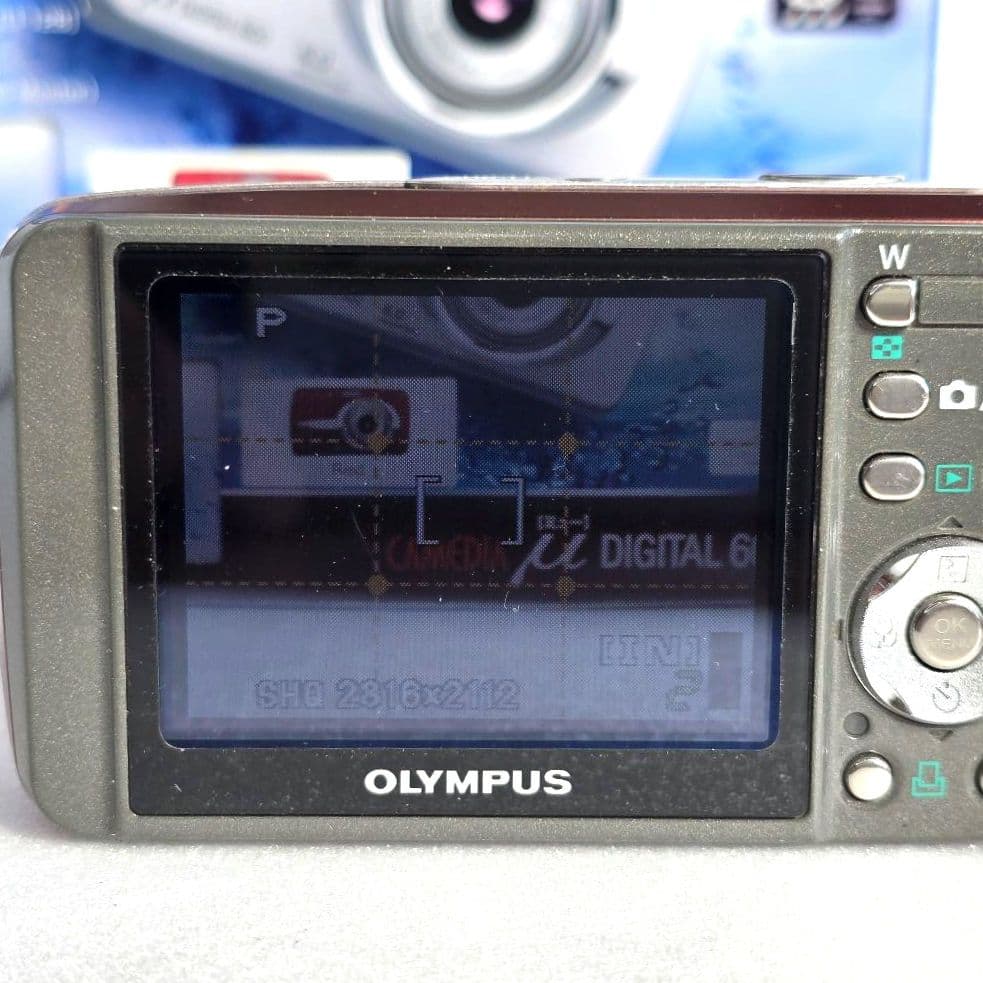 希少】オリンパス Olympus μDigital600 レッド カメラ 一式 - メルカリ