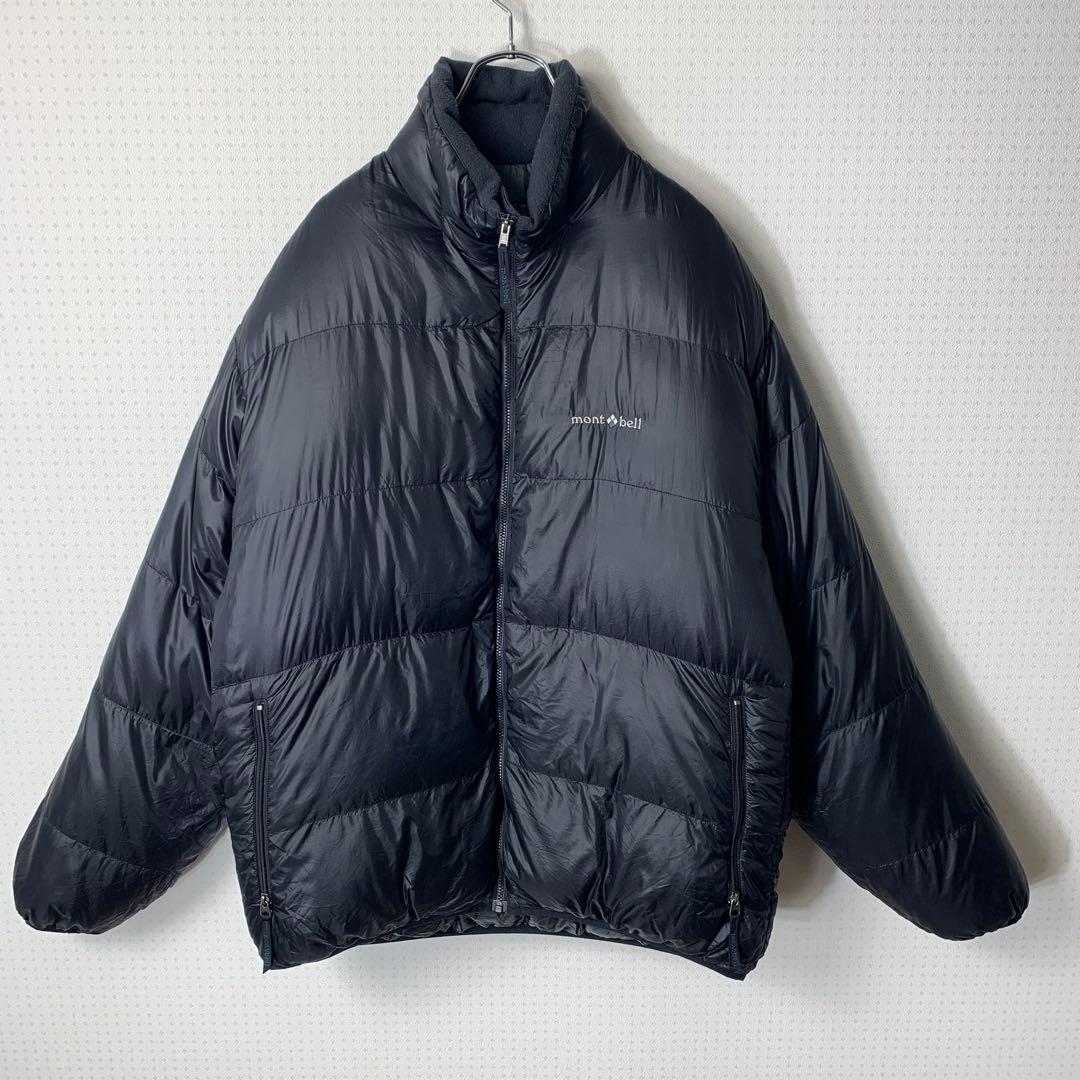 H*O様 オールドモンベル アルパインダウンジャケット XL ブラック 刺繍ロゴ オールドモンベル アルパインダウンジャケット XL ブラック 刺繍ロゴ 肉厚