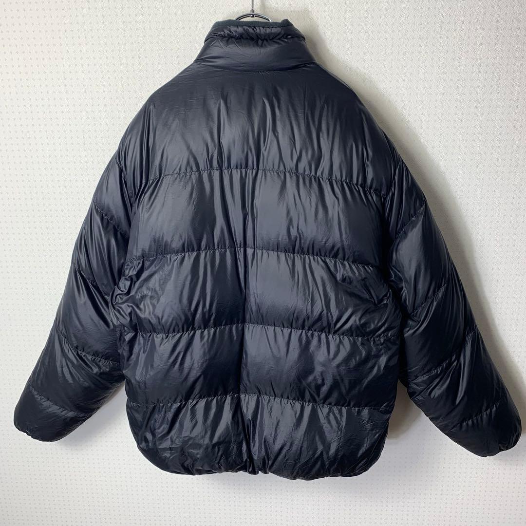 オールドモンベル アルパインダウンジャケット XL ブラック 刺繍ロゴ 肉厚