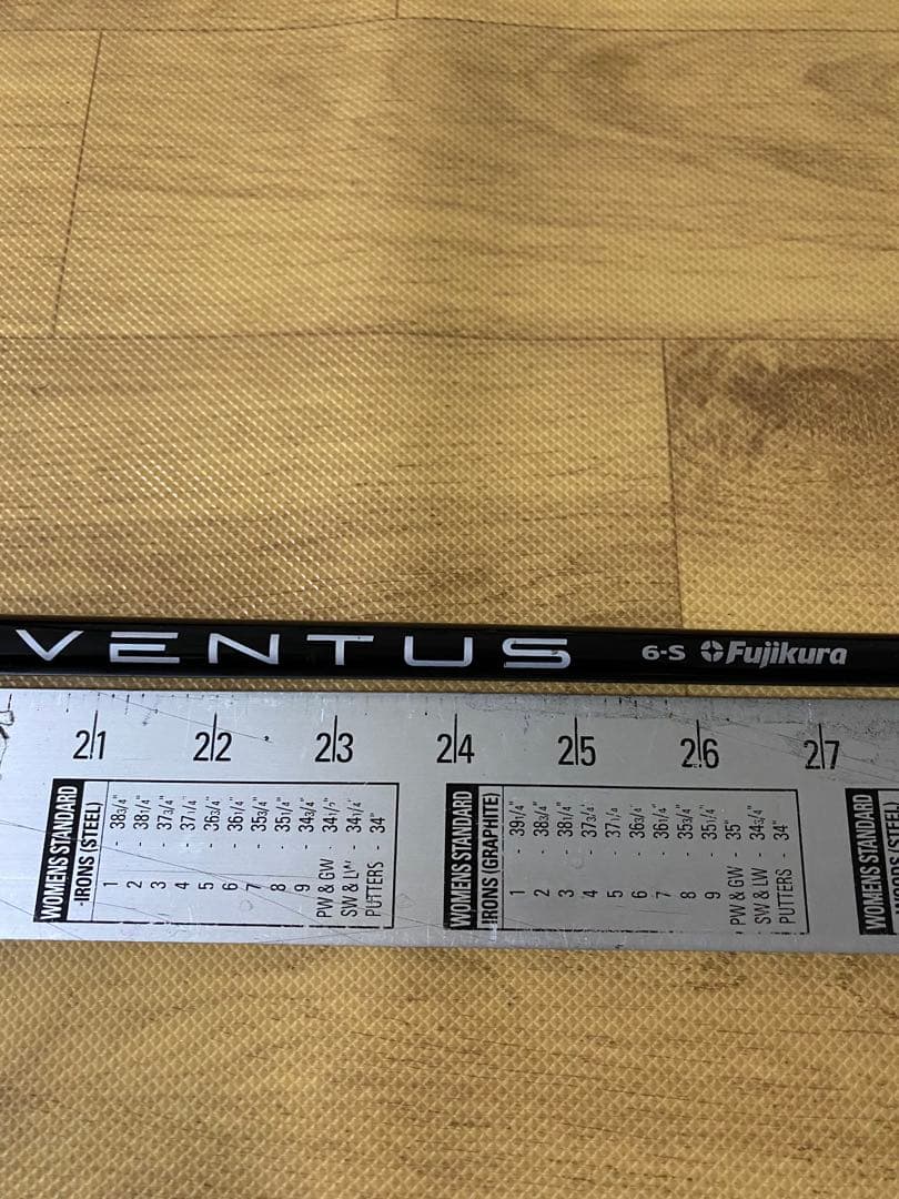 687 フジクラ ベンタスブラック 6S ピンスリーブ付 ドライバー用