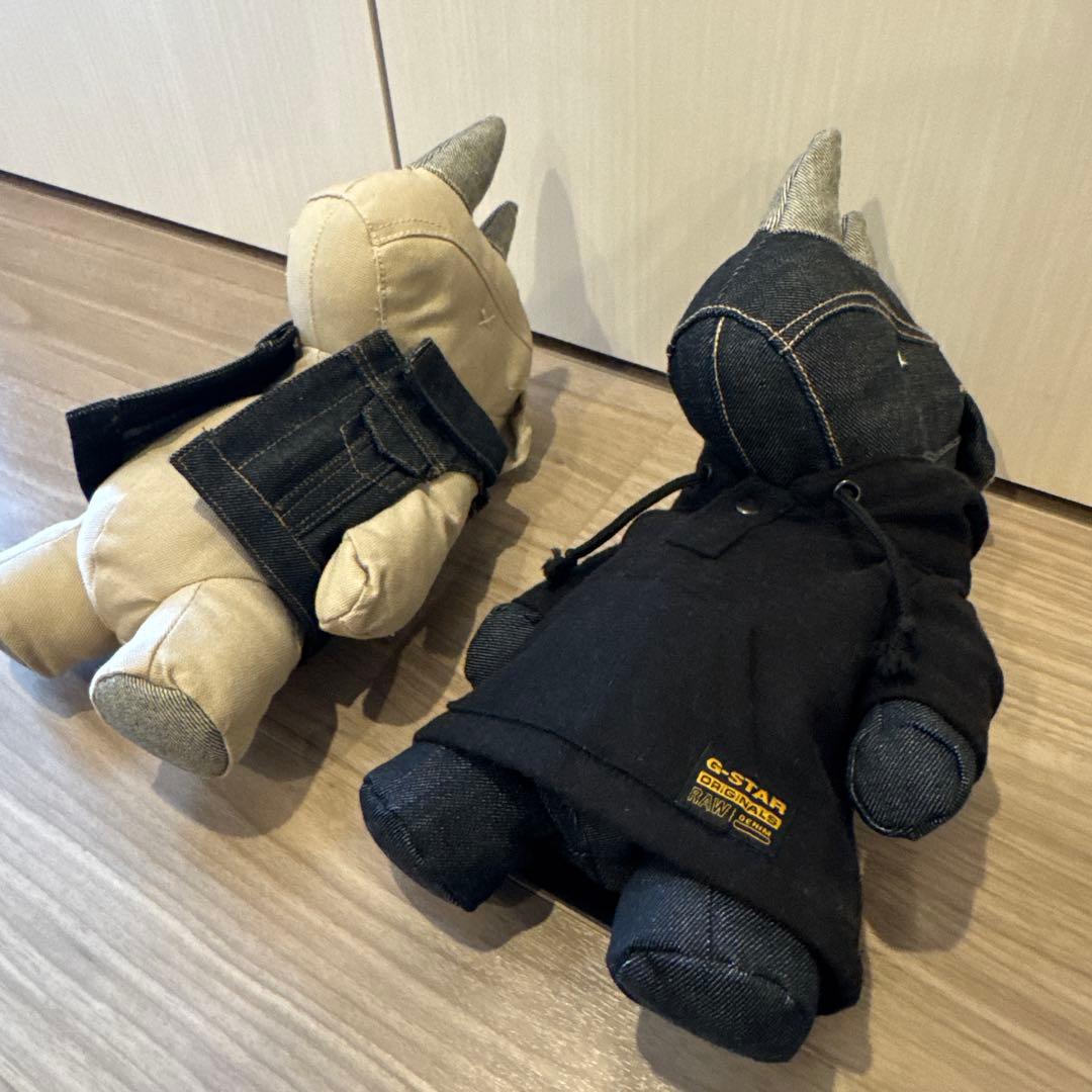 G-STAR RAW サイのぬいぐるみ 2体セット - ぬいぐるみ一 番 安い