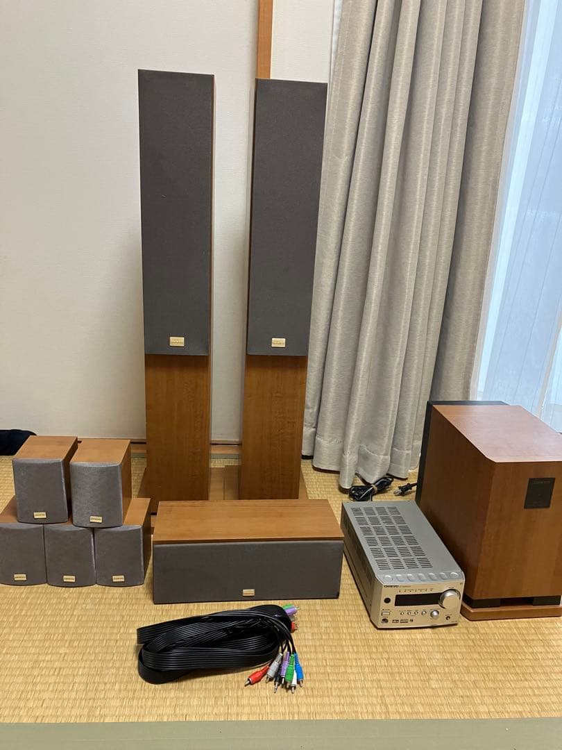 ONKYO 5.1chサラウンドスピーカーセット PR-155 SWA-155他 - メルカリ