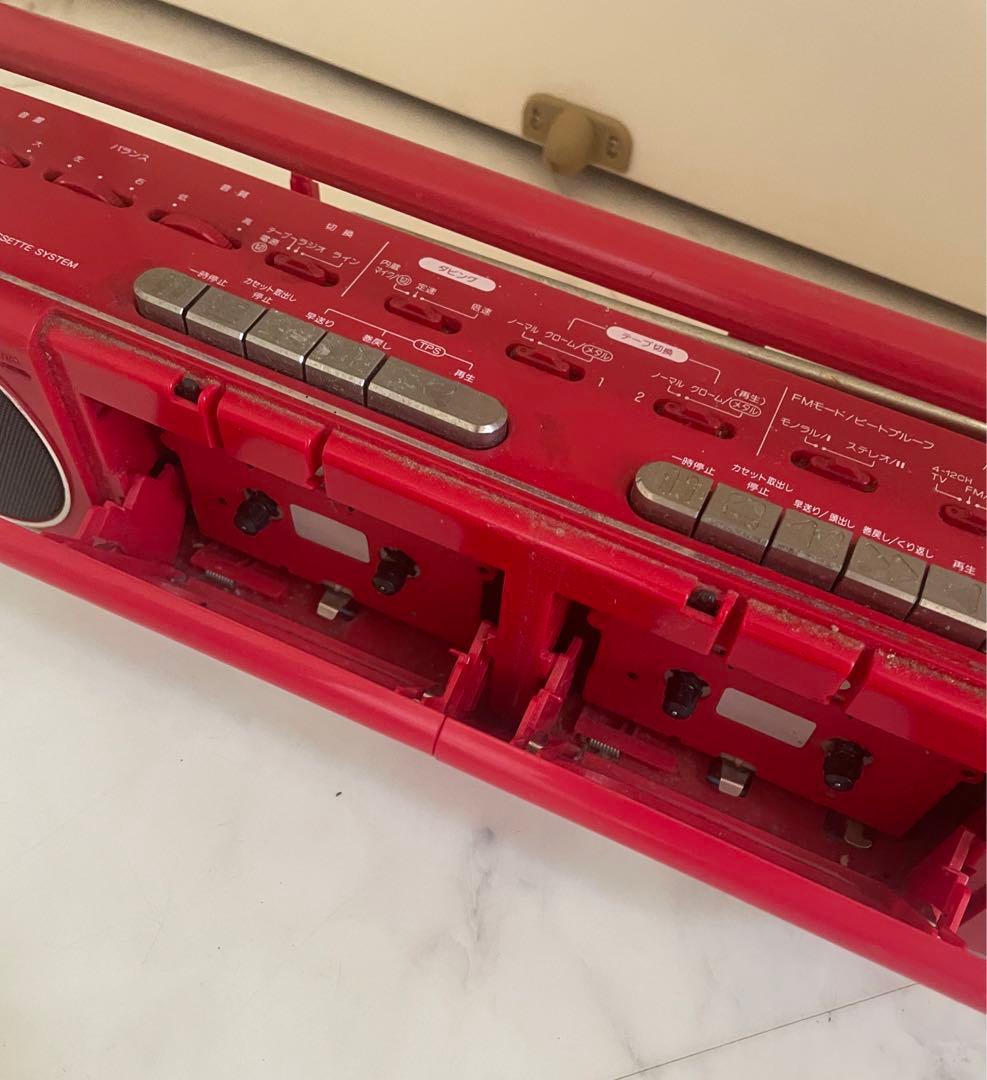 National/ナショナル/ラジカセ/ダブルカセットデッキ/RX-F11 - メルカリ