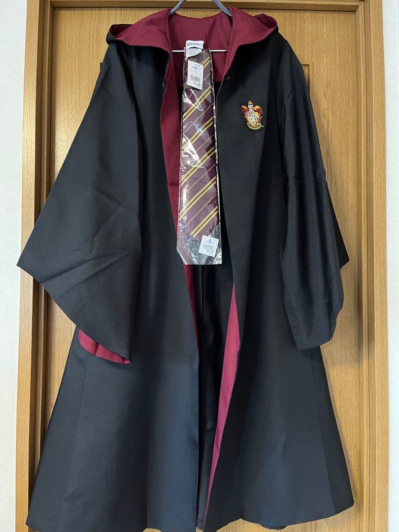 USJ公式品ハリーポッターローブMグリフィンドールタグ付きネクタイ