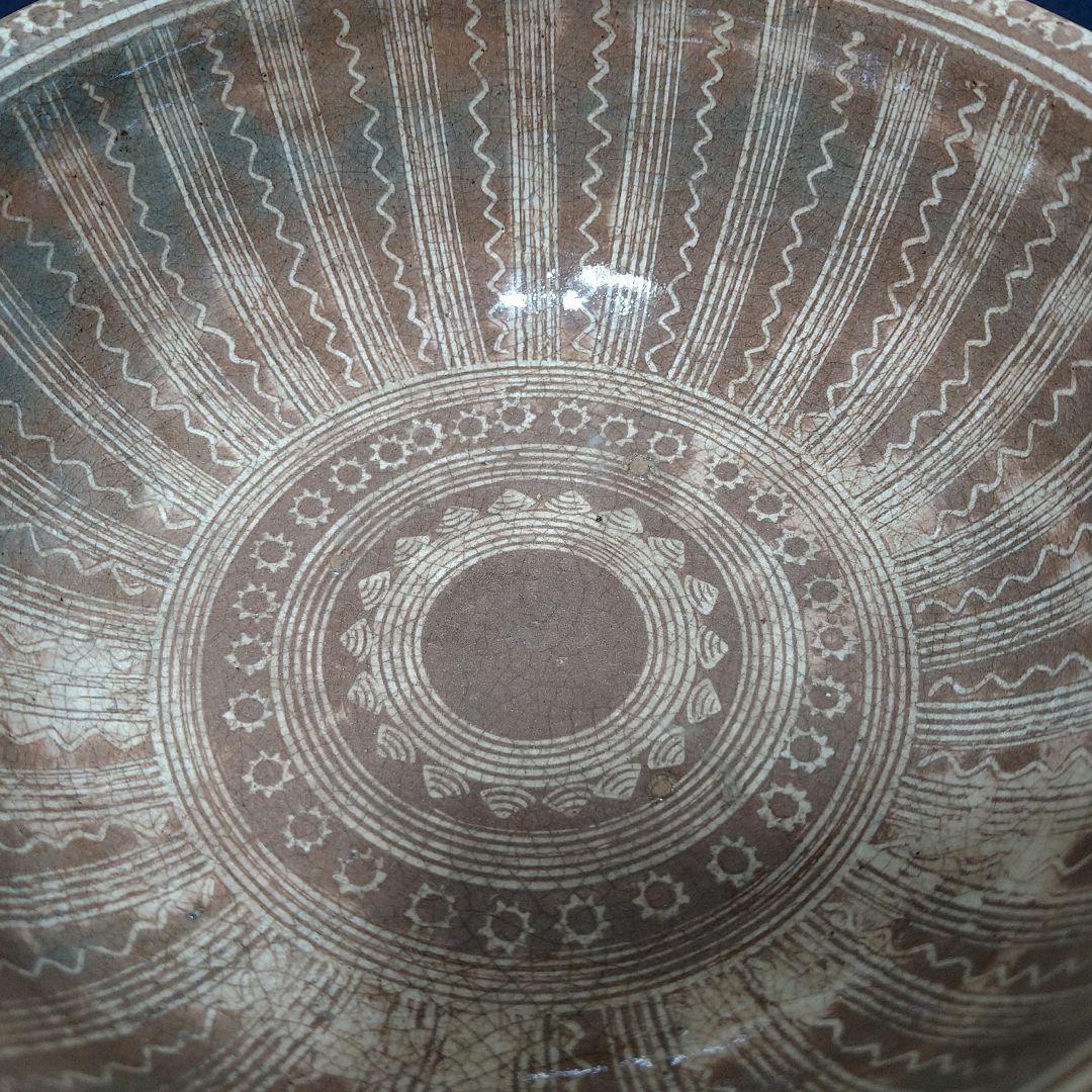 AH50 三島窯 音右衛門造 足付脚付菓子器 唐子 三島焼 菓子器 木箱入