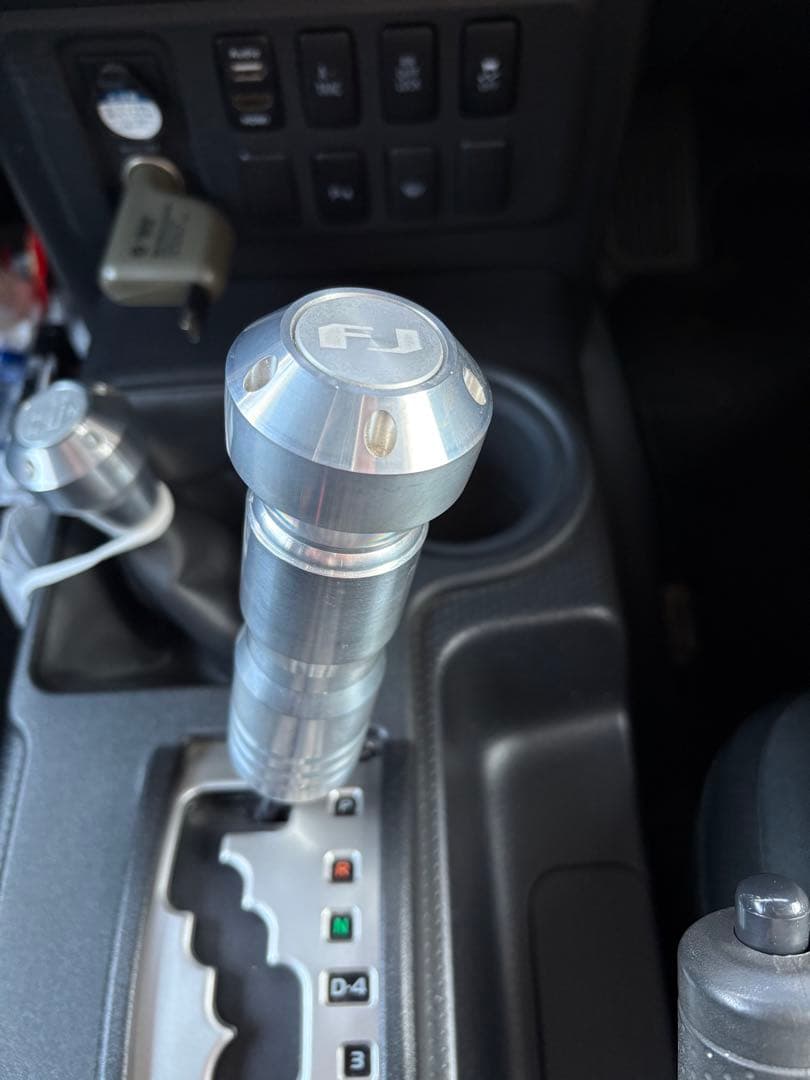 FJクルーザー用 アルミ シフトレバー部品 シルバー - メルカリ