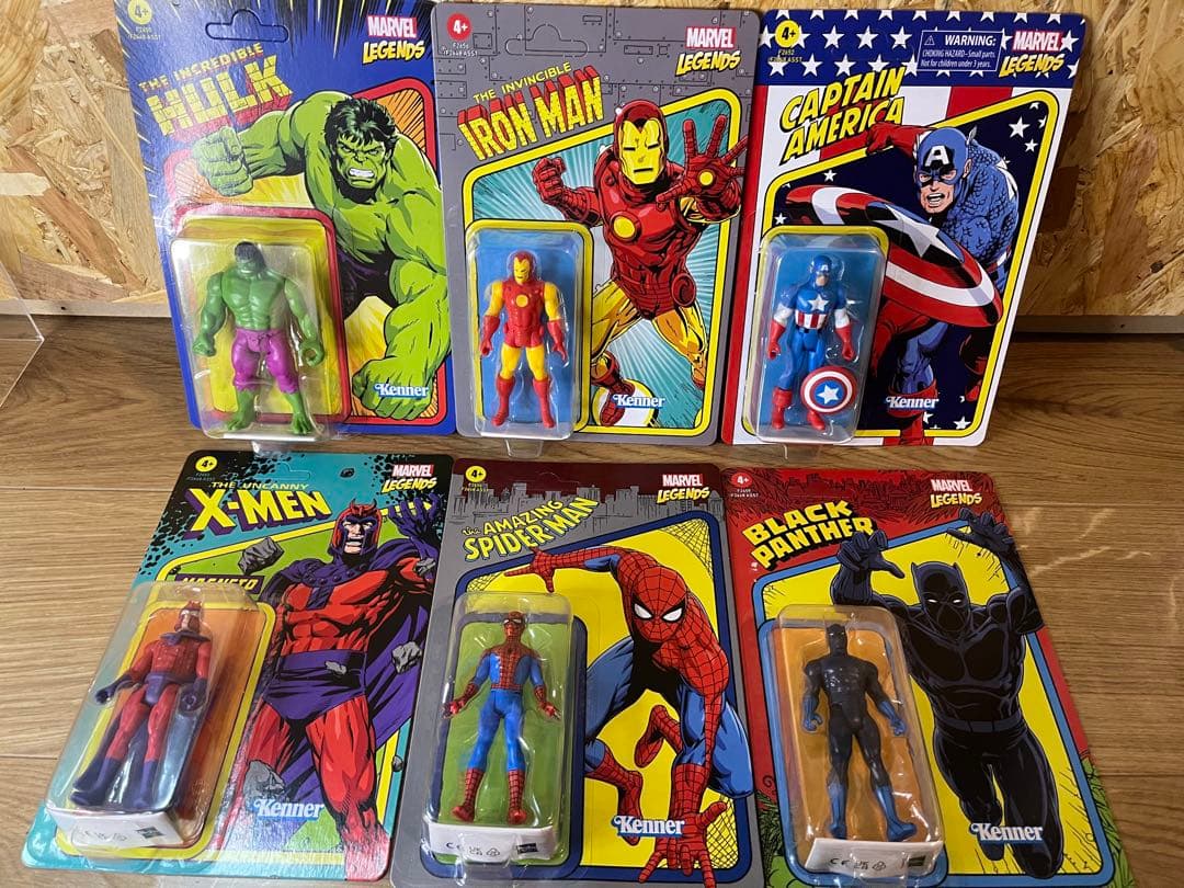 マーベルレジェンド レトロ　3.75インチ　6種新品未開封 マーベル・コミック』「マーベル・レジェンド RETRO」3.75インチ