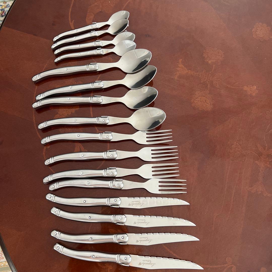 ☆LAGUIOLE ラギオール 全16本 ナイフ&フォーク&スプーン