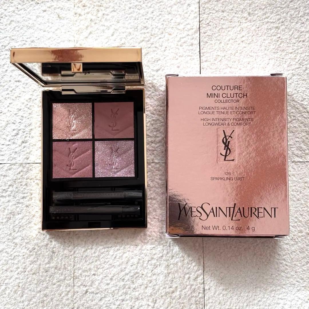 イヴ・サンローラン　クチュールミニクラッチ　126 イヴ・サンローラン / クチュール ミニ クラッチ #126 スパークリング