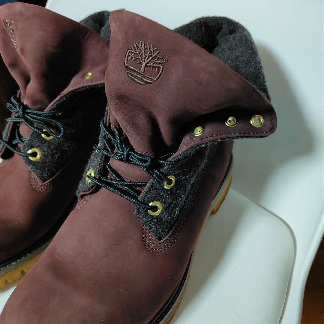 良品　ティンバーランド ロールトップブーツ　9.5W　27.5cm相当