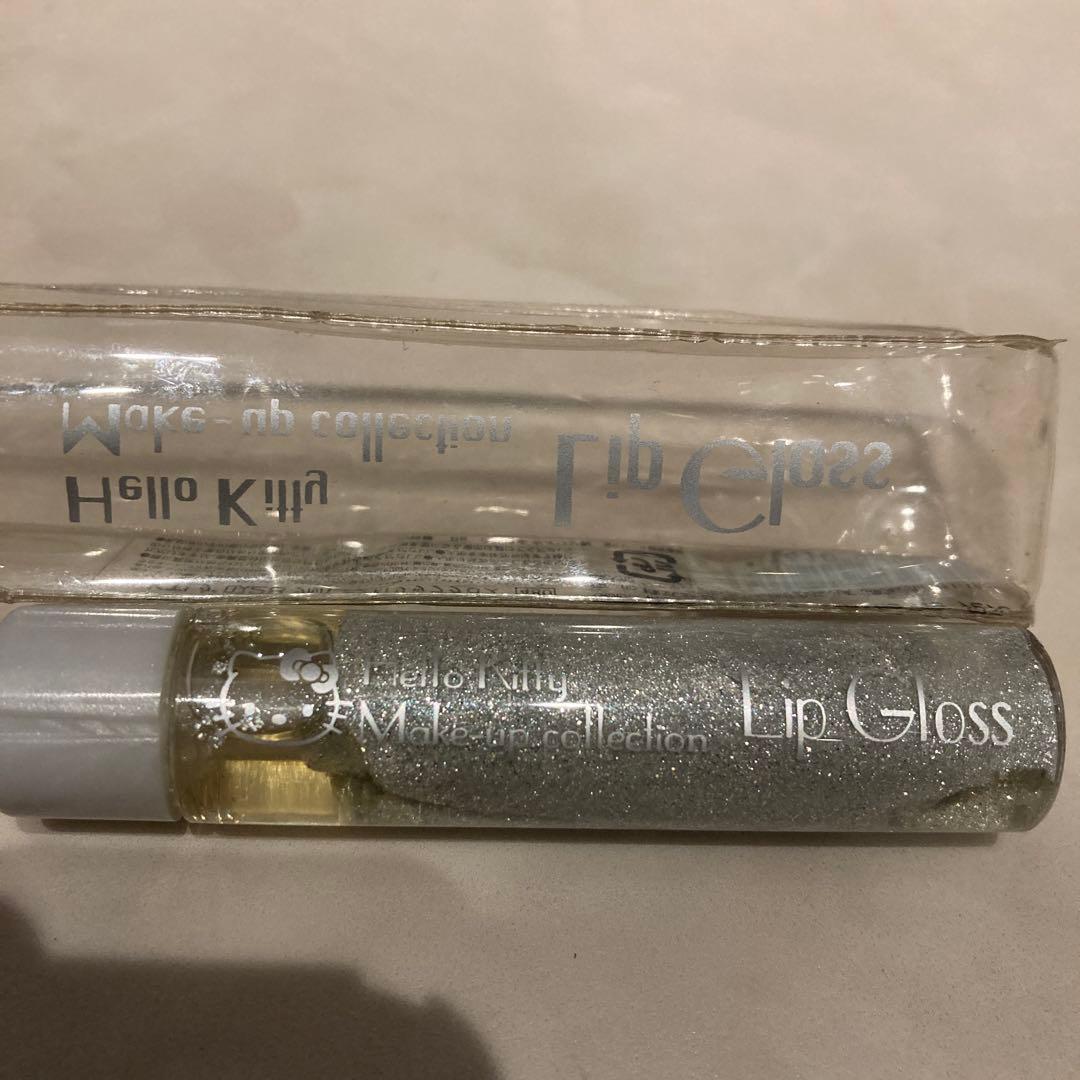 レトロ《2002年 ハローキティ リップグロス》当時物 コスメ☆シルバー