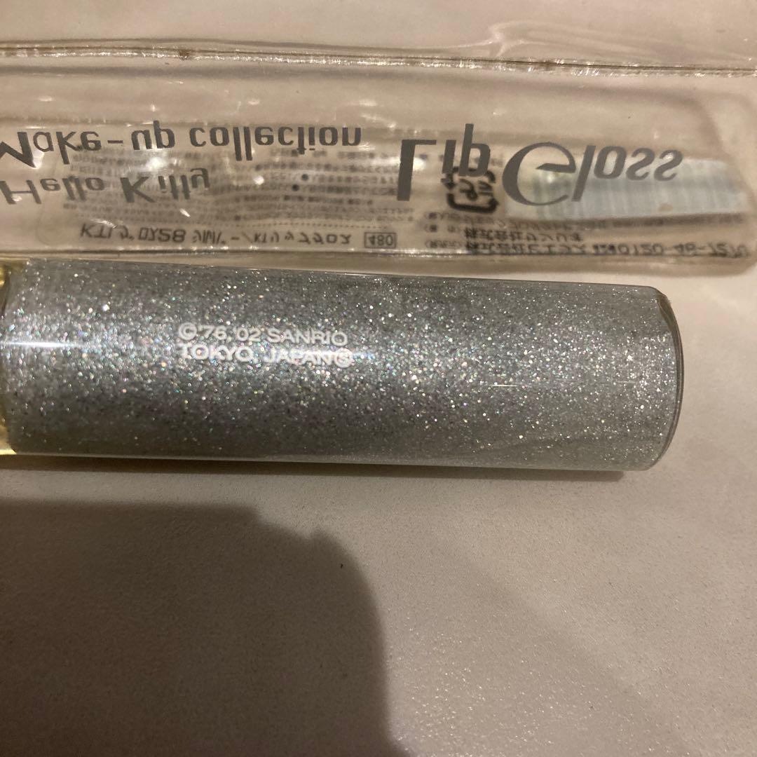 レトロ《2002年 ハローキティ リップグロス》当時物 コスメ☆シルバー