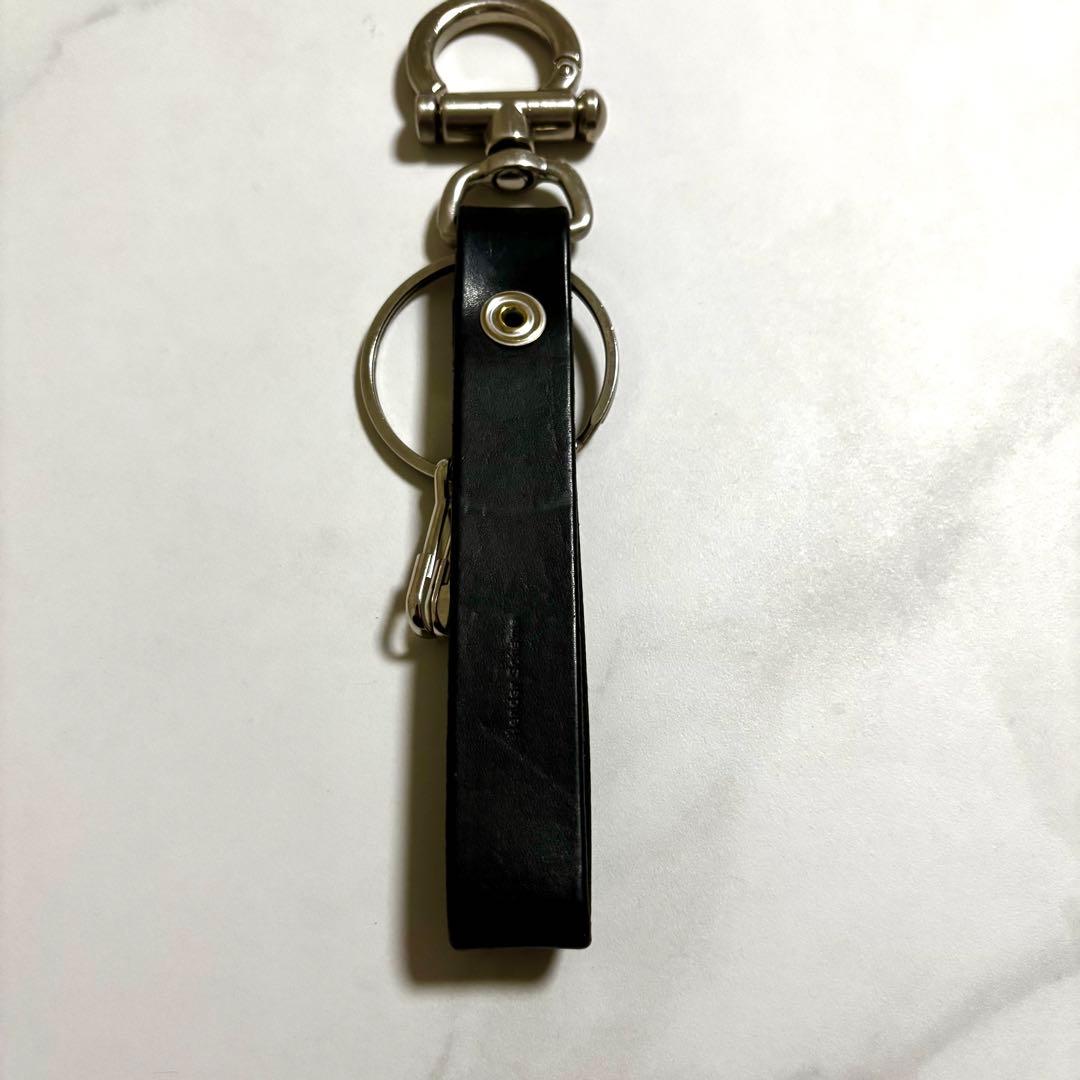 Hender Scheme レザー キーホルダー キーリング ブラック - メルカリ
